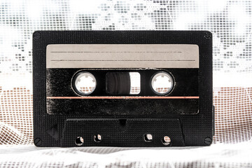 Audio Tape Cassette closeup