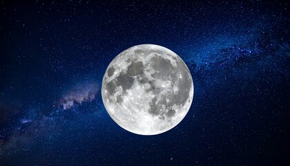 満月が照らす静寂の星空2