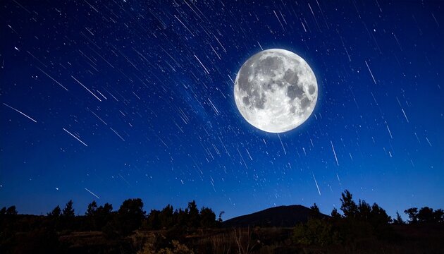 満月が照らす静寂の星空5