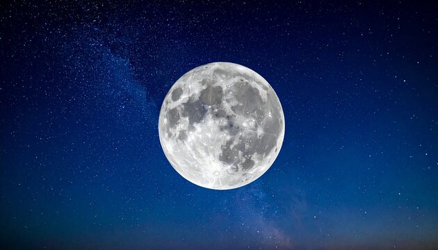 満月が照らす静寂の星空3