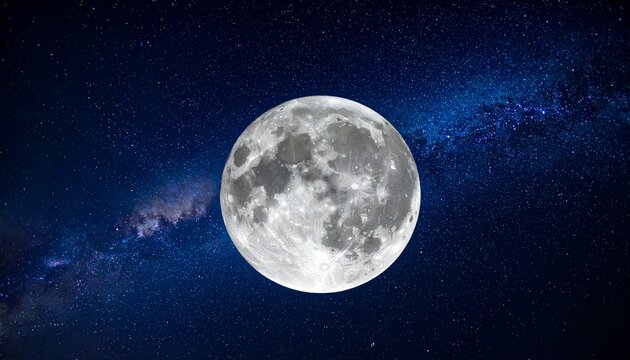 満月が照らす静寂の星空2