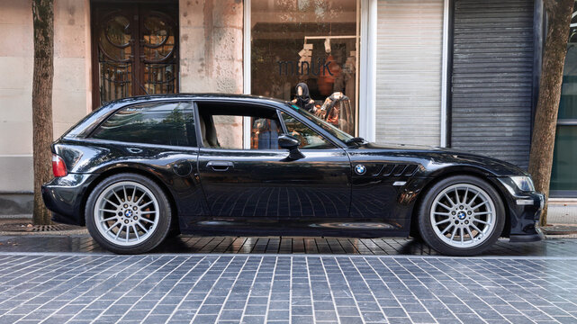  San Sebastian, Spain-September 20, 2025: BMW Z3 Coupe (E36/8)