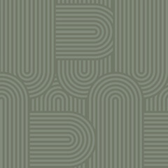 Abstract Retro Geometric Seamless Pattern Vector Background