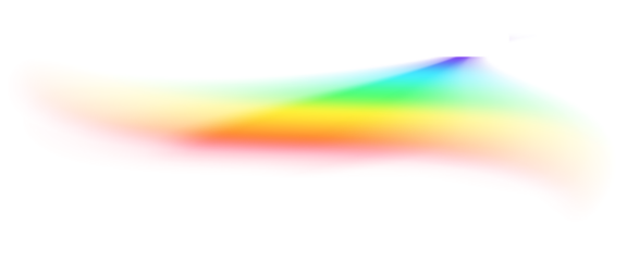 Crystal rainbow prism with crystal light, transparent background and crystal sparkle in PNG crystal spectrum overlay