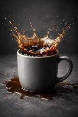 cup of coffee with chocolate