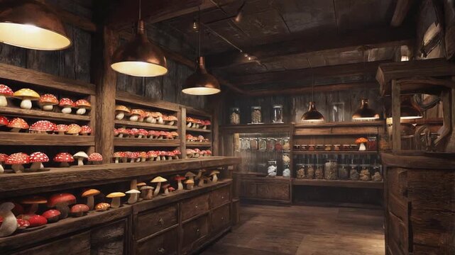 Mushroom shop.