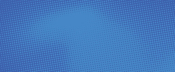 blue halftone pattern. Retro comic gradient background. abstract halftone background. © Mamank Mr