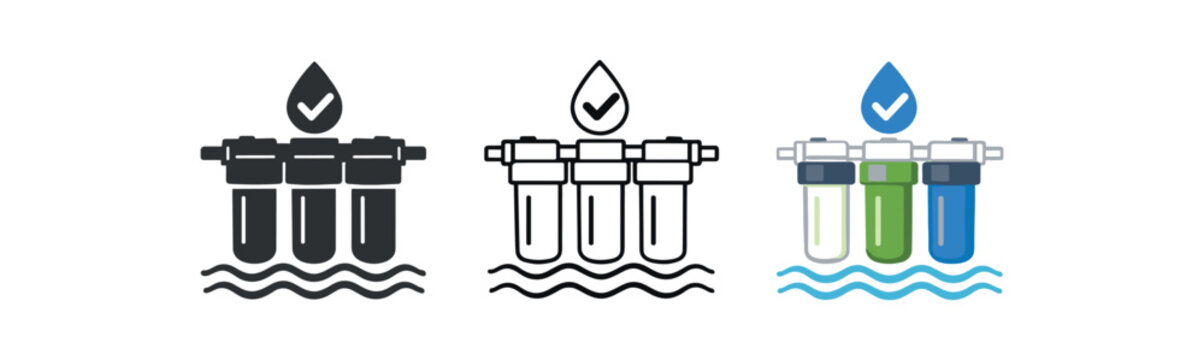 eco friendly innovation water purification system with filter lines