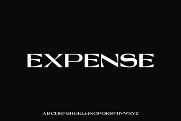 Display alphabet font vector design suitable for headline, poster, logo, magazine and many more