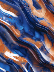 abstract paint color of blue and yellow like  silk