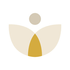 Geometric Christmas element. For invitation, poster, postcard, advertisement. Vector illustration, flat design