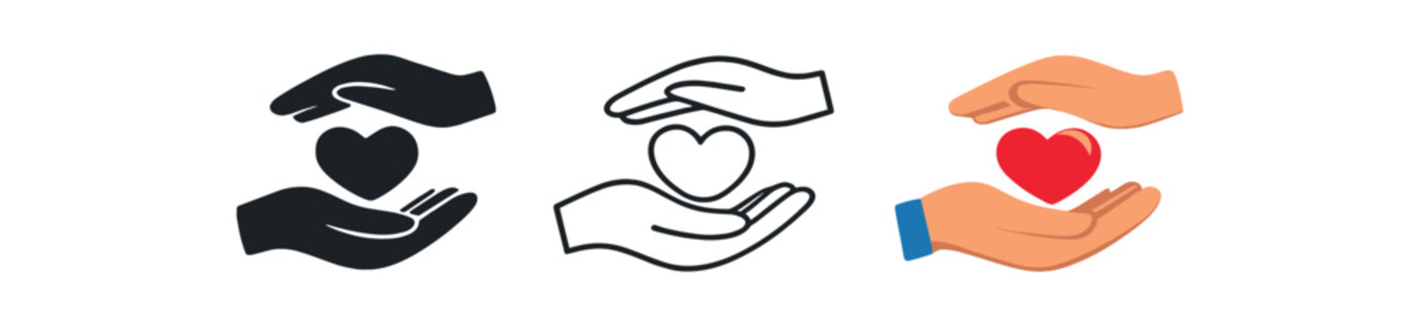 emotional intelligence hand offering heart to another hand support and empathy gesture
