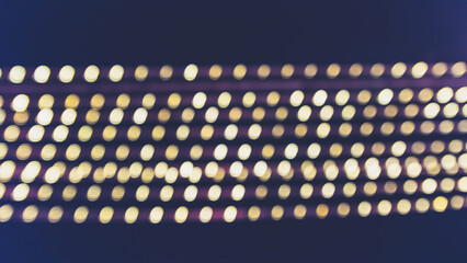 Yellow bokeh lights
