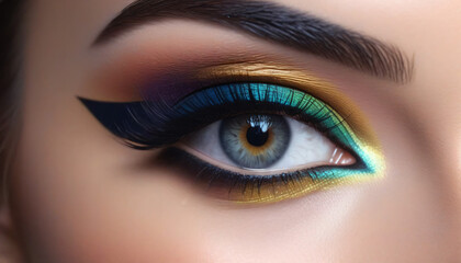 eyeshadow close-up