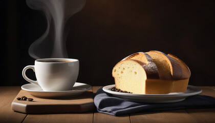 bread and coffee