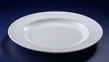 empty white plate