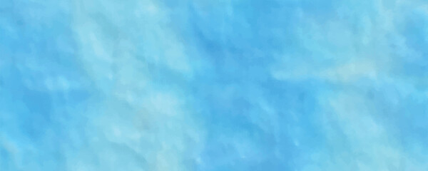 Watercolor sky background. Blue abstract watercolor background