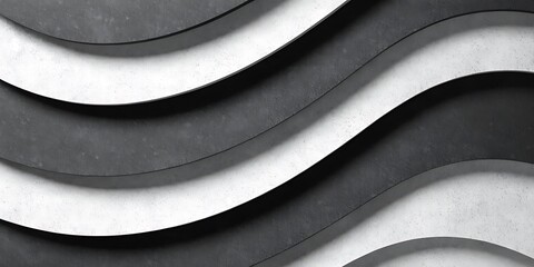 Monochromatic wavy layered surface design