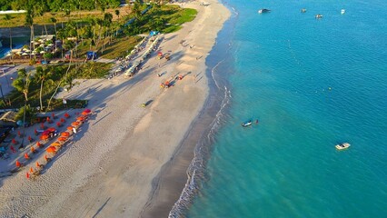 Golden hour at Antunes beach in Alagoas, Brazil. © Matheus