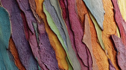 Abstract colorful tree bark texture natural pattern