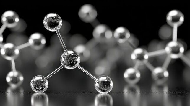 Abstract molecular structure in science and technology - Powered by Adobe