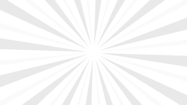 A minimalist white and light grey radial sunburst pattern with lines emanating from the center, creating a clean abstract background.