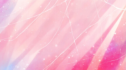 A dreamy, light pink holographic background with a soft, textured feel