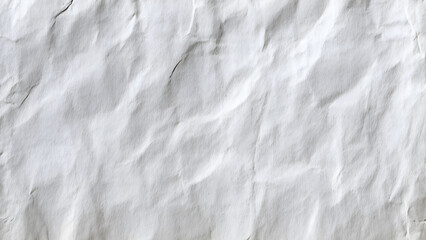 Obraz premium White crumpled recycle paper texture can be use as background