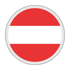 Obraz premium Austria Flag Icon