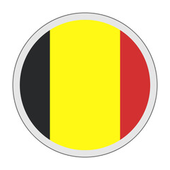 Fototapeta premium Belgium Flag Icon