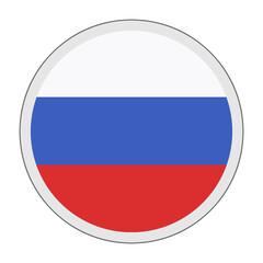 Fototapeta premium Russia Flag Icon