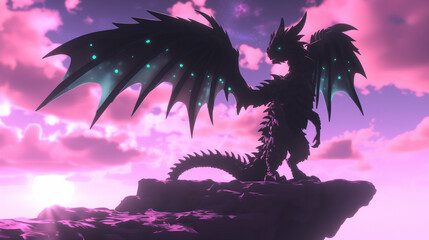 ファンタジーのドラゴン