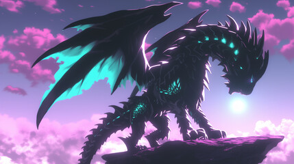 ファンタジーのドラゴン