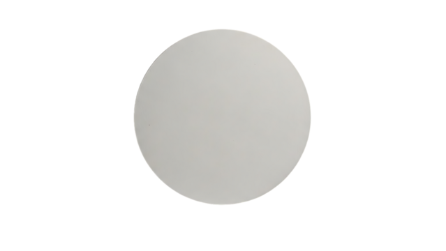 Simple gray circle on white background - Powered by Adobe