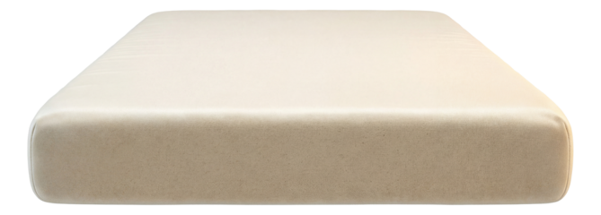 Eco-friendly natural latex baby mattress, providing support and durability for nurseries.