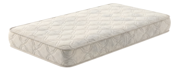 A compact crib mattress ideal for shared bedrooms with limited space.