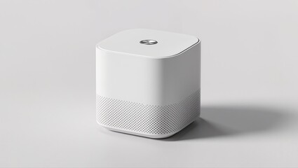 Modern white air purifier enhances indoor living space