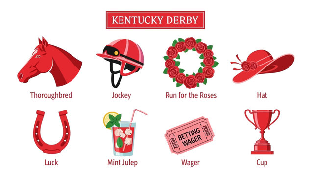 Kentucky Derby Iconography Thoroughbreds, Hats, and Mint Juleps