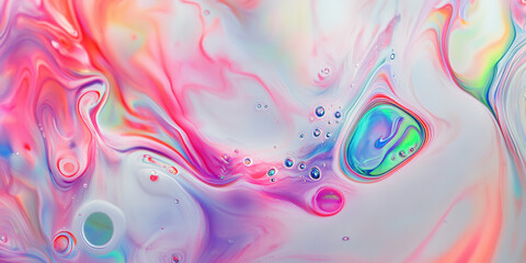 vibrant abstract fluid background with swirling rainbow colors smooth gradients iridescent waves colorful liquid texture dynamic flowing patterns