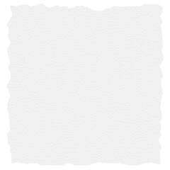 White torn paper texture element