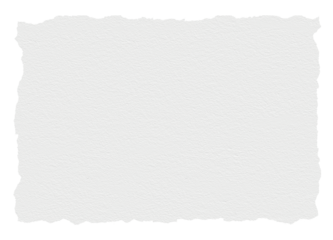 White torn paper texture element