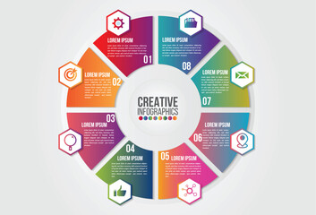 Creative business marketing strategies infographic