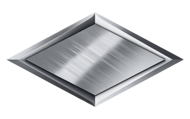 Modern stainless steel square vent cover
