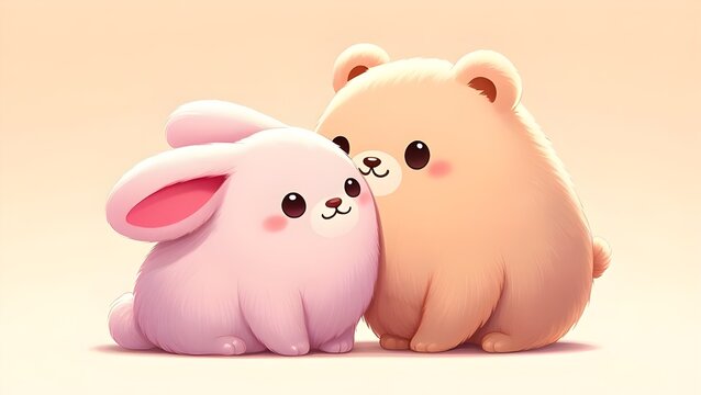 two white mice