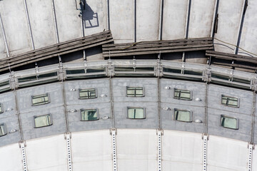 Jested tower, telecommunication transmitter on Jested Mountain near Liberec, Bohemia, Czech Republic