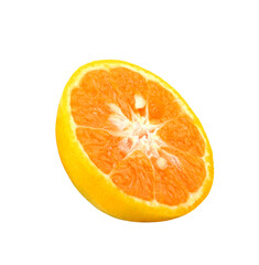  slide half of orange , thai orange on transparent png