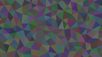 Obraz premium Abstract geometric pattern of intersecting polygons in muted shades of blue green and purple