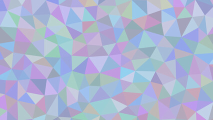 Obraz premium Abstract geometric mosaic pattern with pastel iridescent colors and soft shimmering light effects