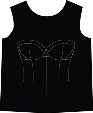 stone design t-shirt pattern 