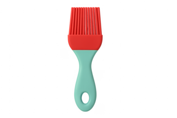 Silicone pastry brush red and teal kitchen utensil